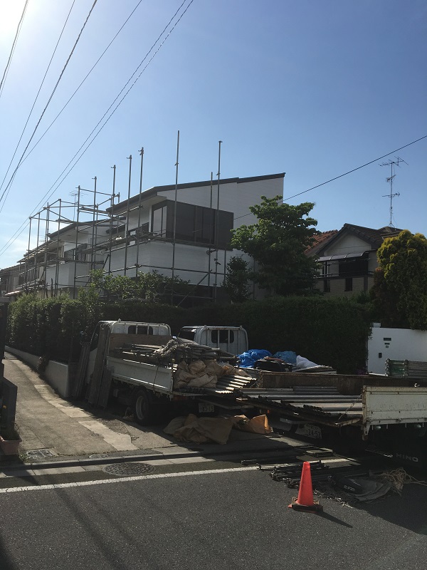 千葉県市川市　外壁塗装　カラーシュミレーション　高圧洗浄