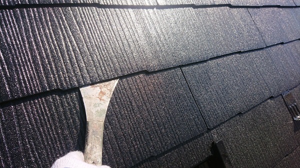 千葉県鎌ケ谷市　外壁塗装　屋根塗装　縁切り　タスペーサー