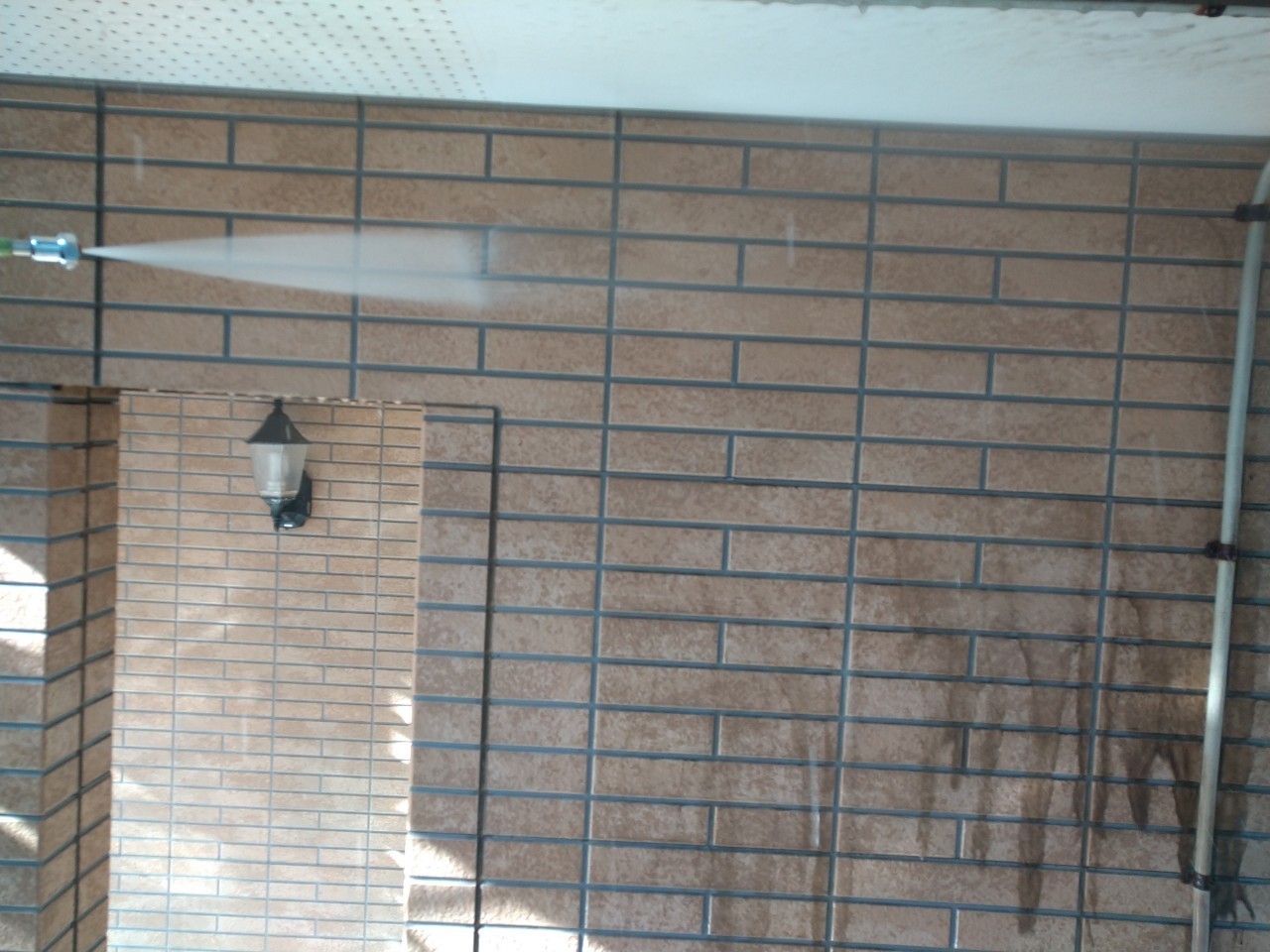 千葉県船橋市　S様邸　外壁塗装工事　塗装工事の高圧洗浄はいつするの？