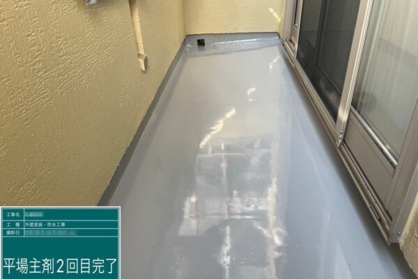 千葉県船橋市　S様邸　屋根・外壁塗装工事　バルコニー防水塗装工事　入隅シール処理〜ウレタン防水塗装