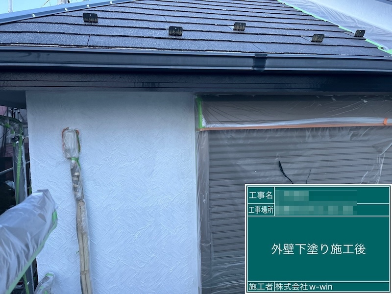 千葉県船橋市　M様邸　屋根・外壁塗装工事　作業環境を守る養生作業